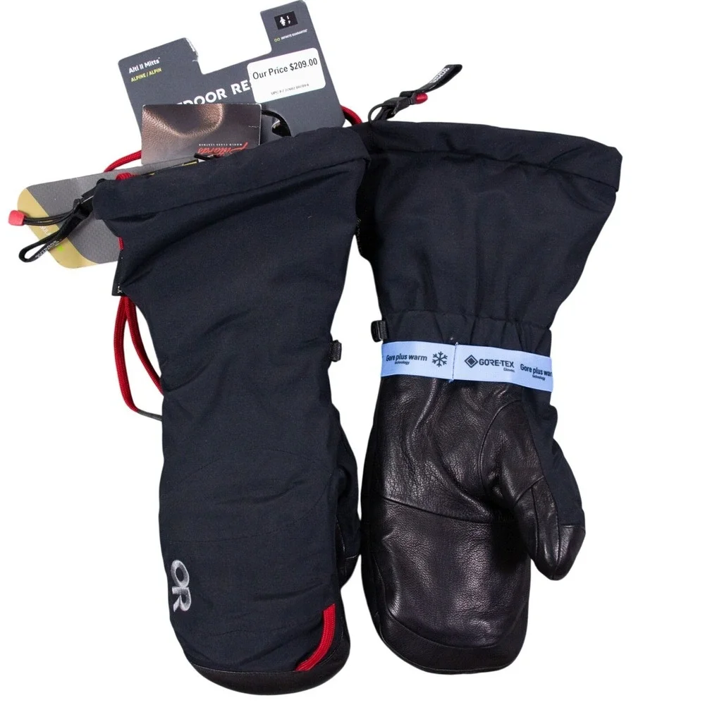 Outdoor Research Alti II Mitts Gore-Tex Womens S Black Insulated NWT $209‎ Ski